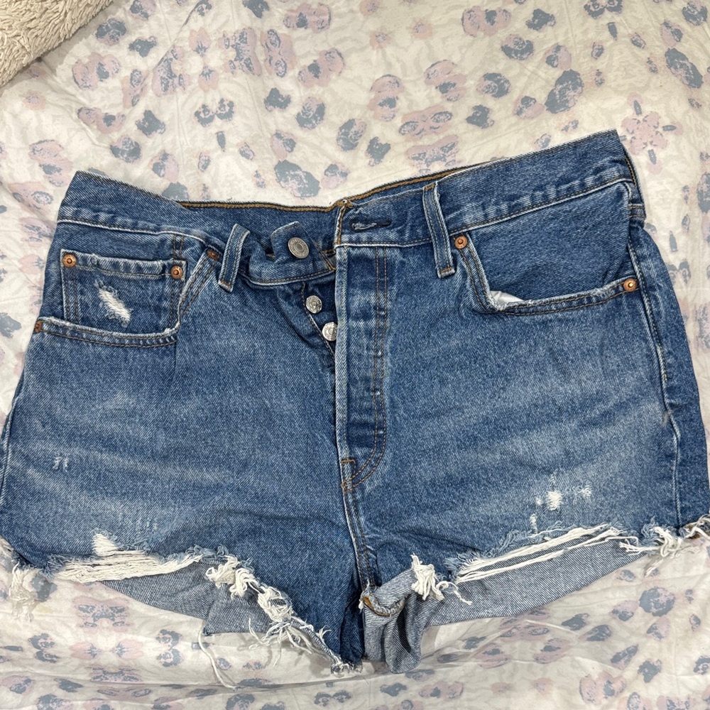 Levi's Classic Blue Jean Shorts